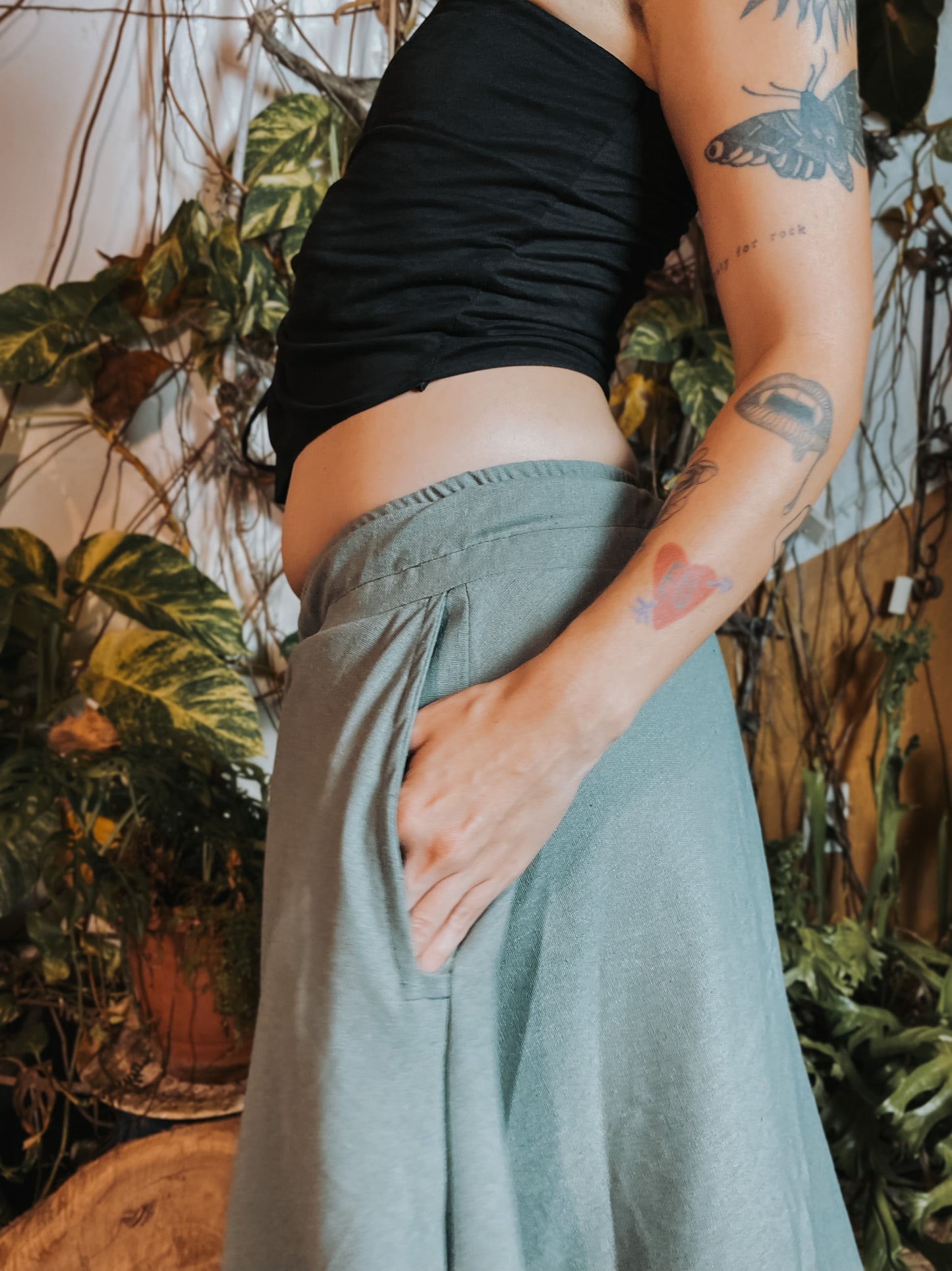 Goa Shiva Pants - Raw Linen