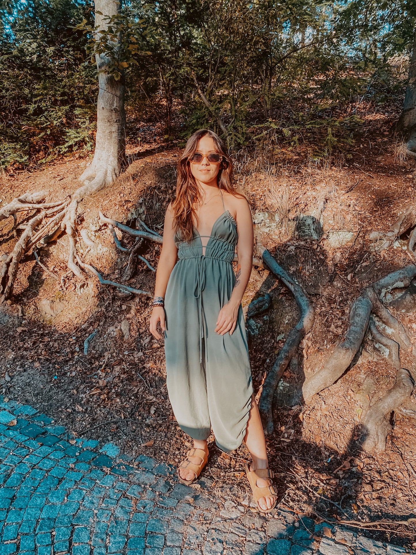 Shakti Jumpsuit - Olive Green