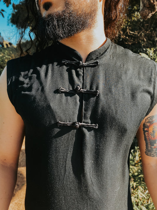 Camisa Buddha - Viscose Preta