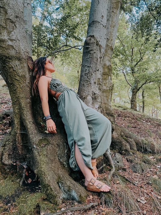 Shakti Jumpsuit - Olive Green