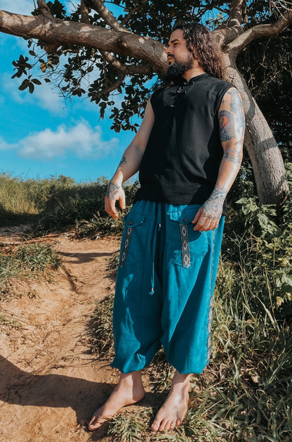Camisa Buddha - Viscose Preta