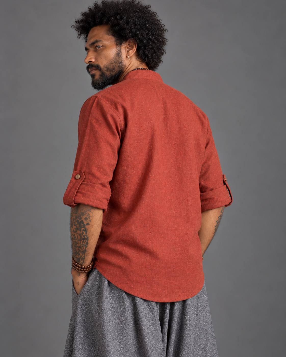 Camisa Zen - Linho Terracota