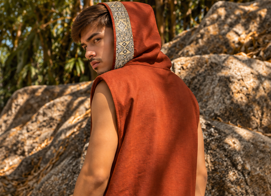 Colete Witcher - Linho Terracota