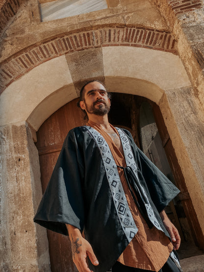 Kimono Çanakkale - Faixa Étnica {Monte sua Peça}