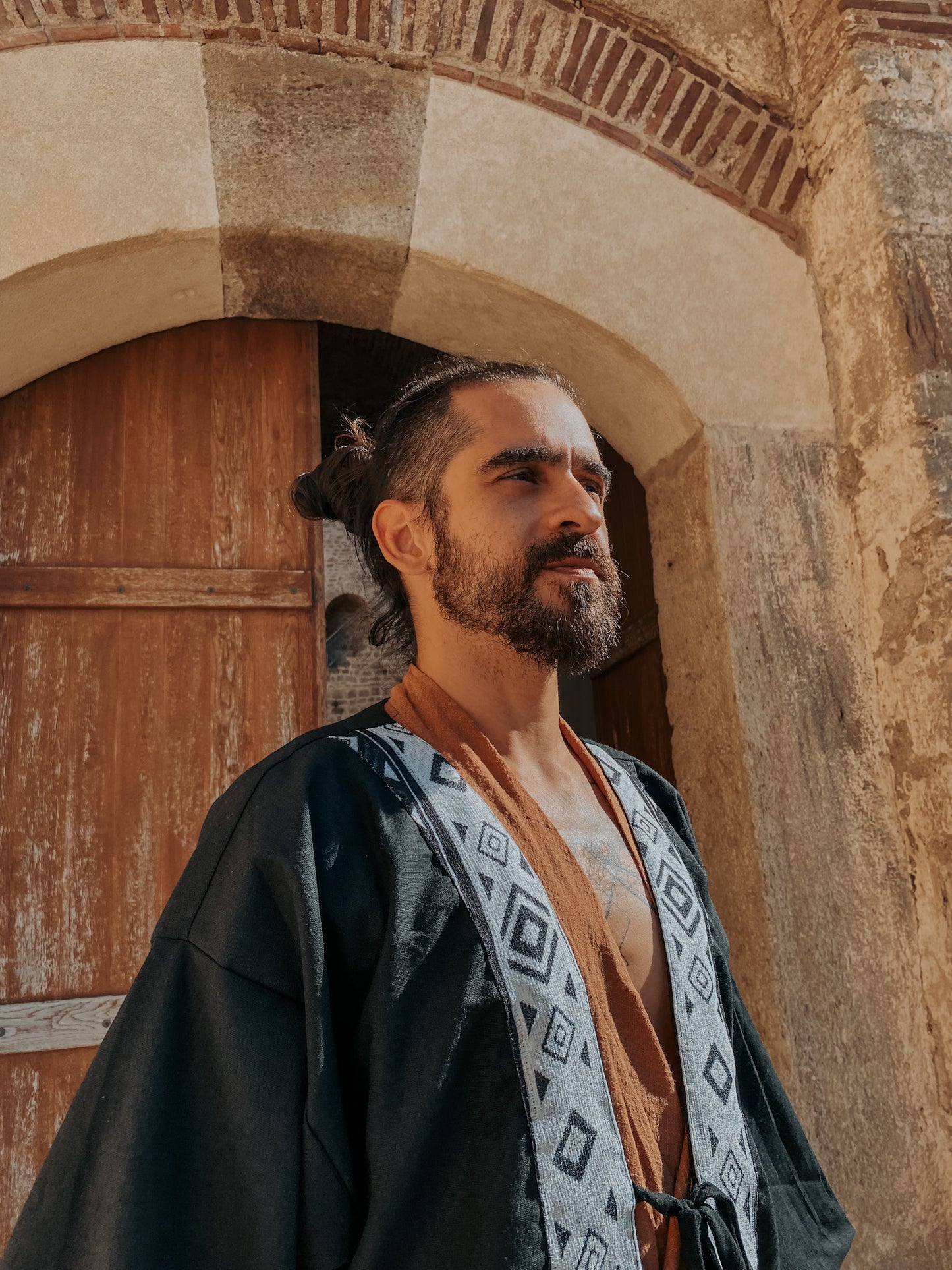 Zen Kimono - Offwhite Linen