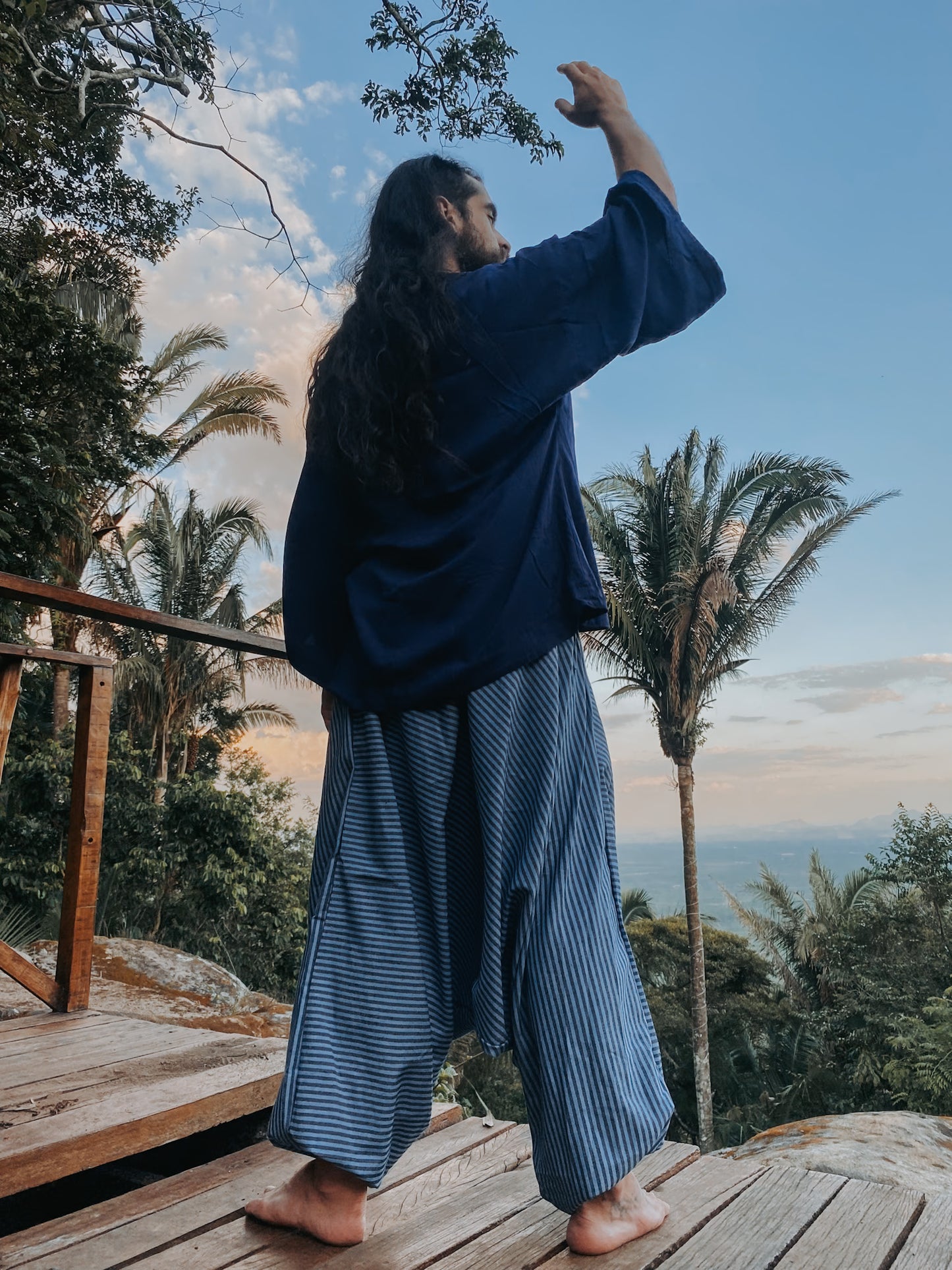 Kimono Samurai - Azul Marinho