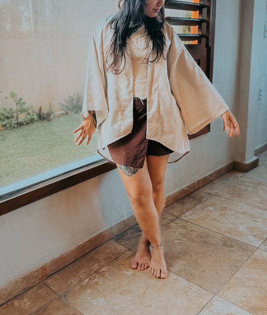 Kimono Samurai - Linho
