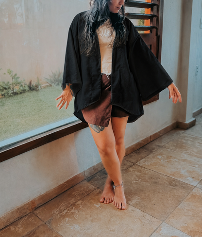 Samurai Kimono - Black