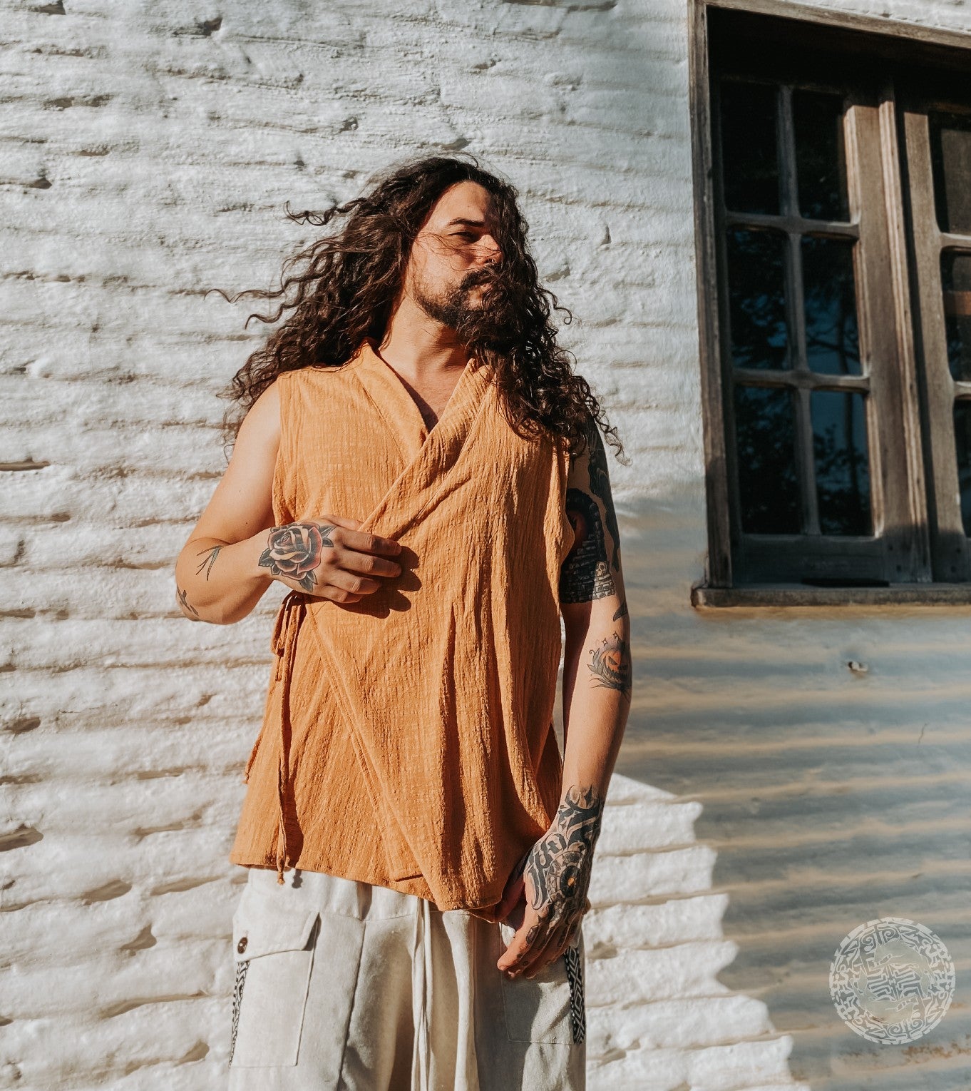 Kimono Zen - Gray Cotton Gauze