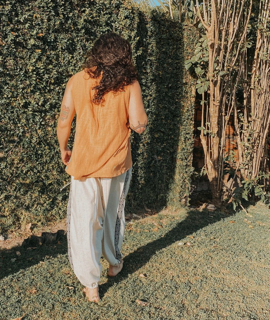 Kimono Zen - Gray Cotton Gauze