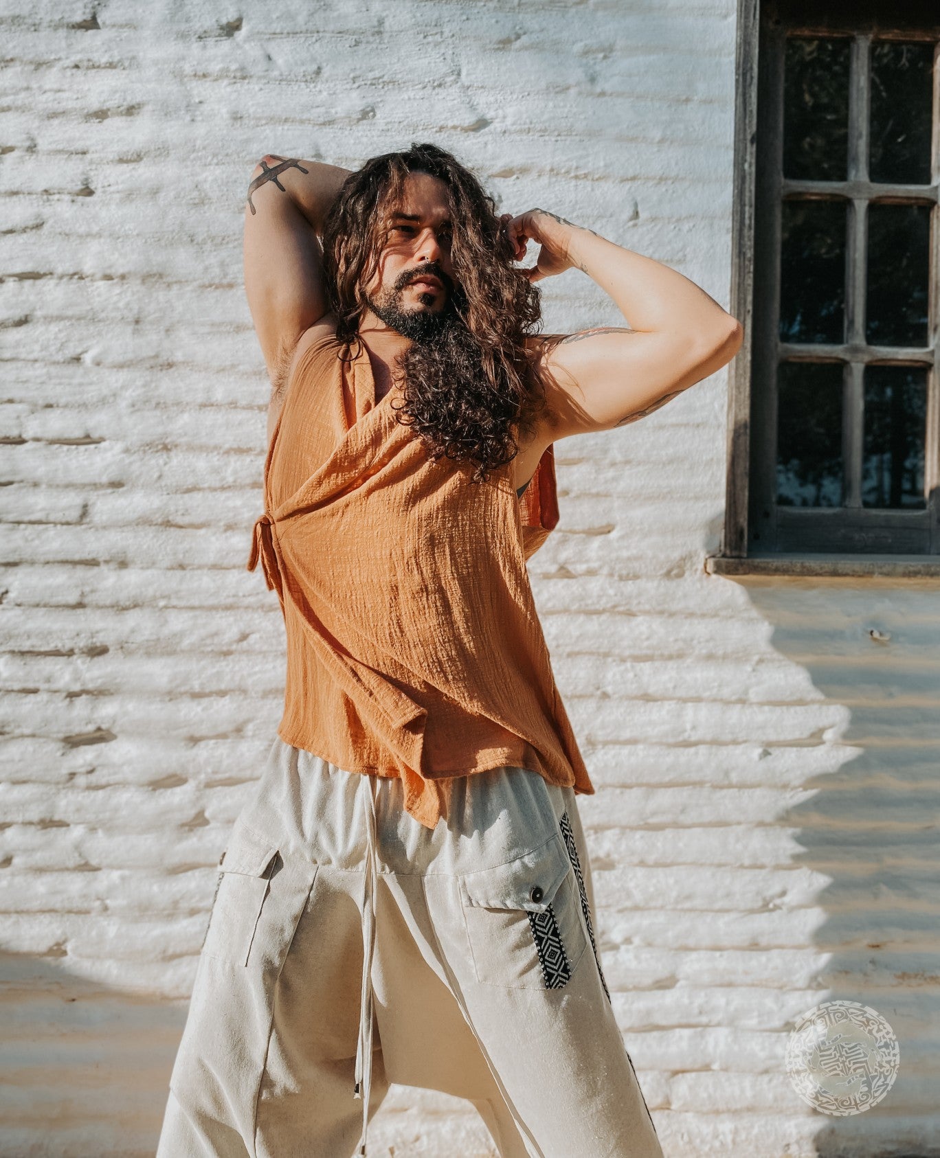 Kimono Zen - Gray Cotton Gauze
