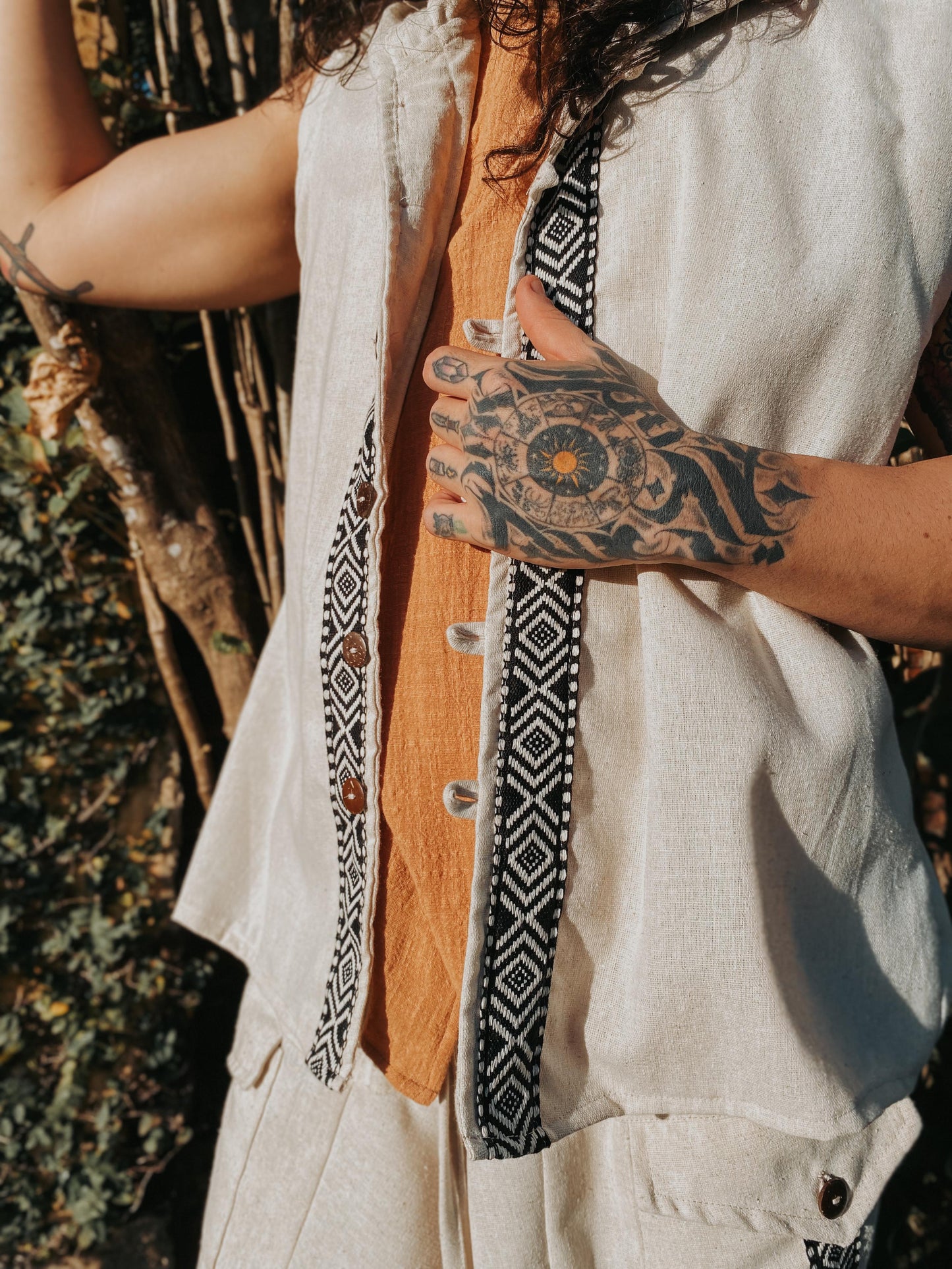 Kimono Zen - Gray Cotton Gauze