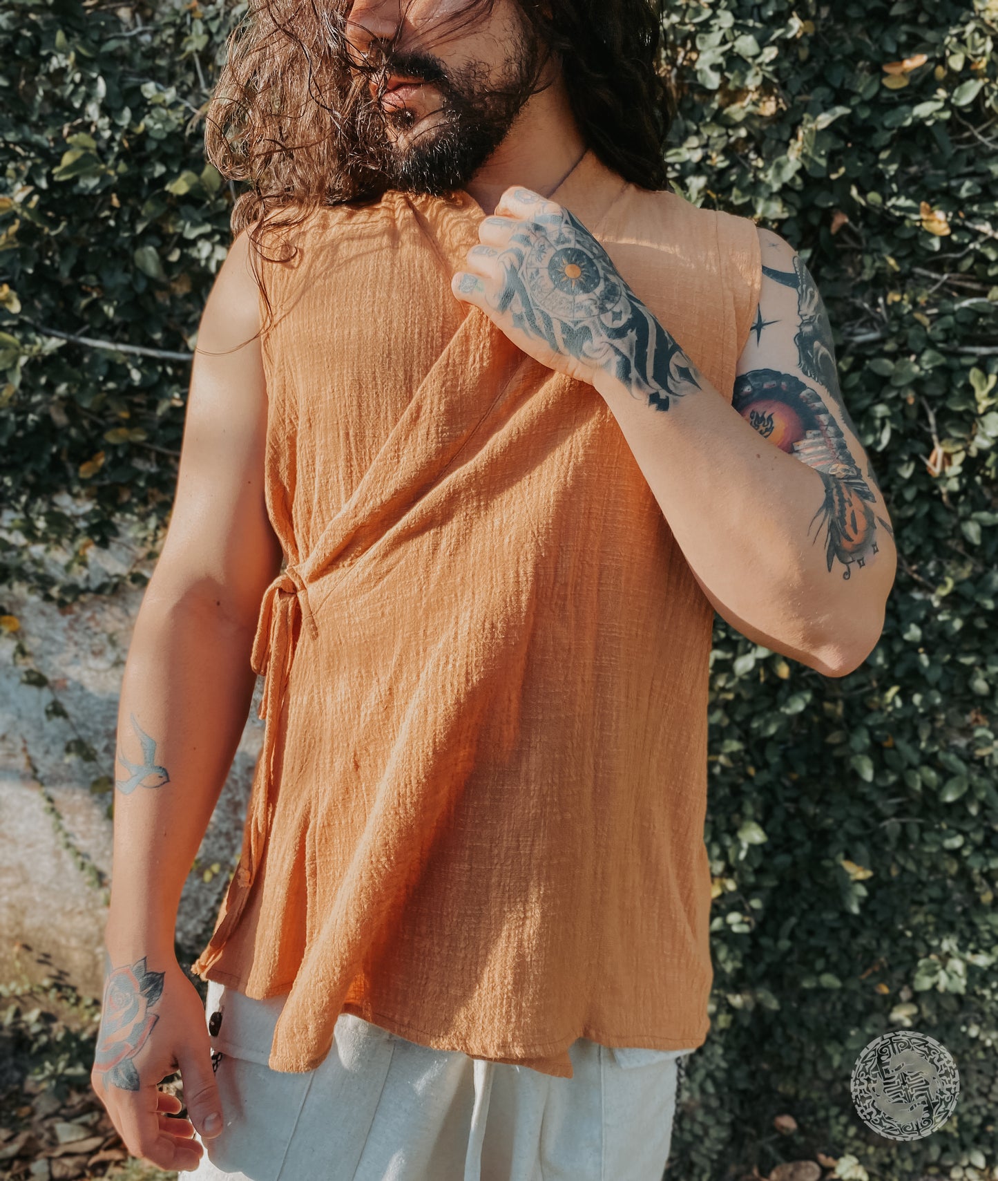 Kimono Zen - Gray Cotton Gauze