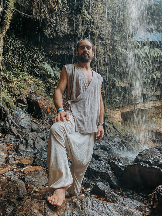 Om Pants - Raw Linen