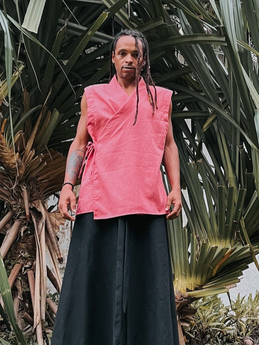 Kimono Zen - Linho Goiaba