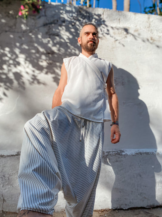 Zen Kimono - Offwhite Linen