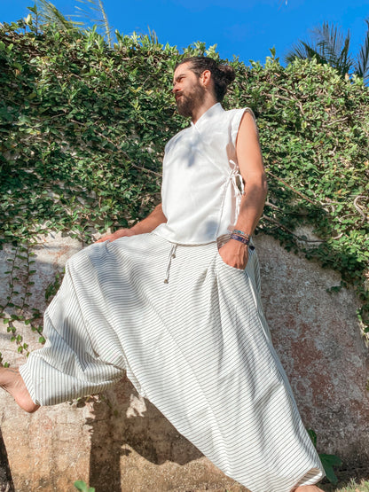Calça Goa Shiva - Listrado Ecológico