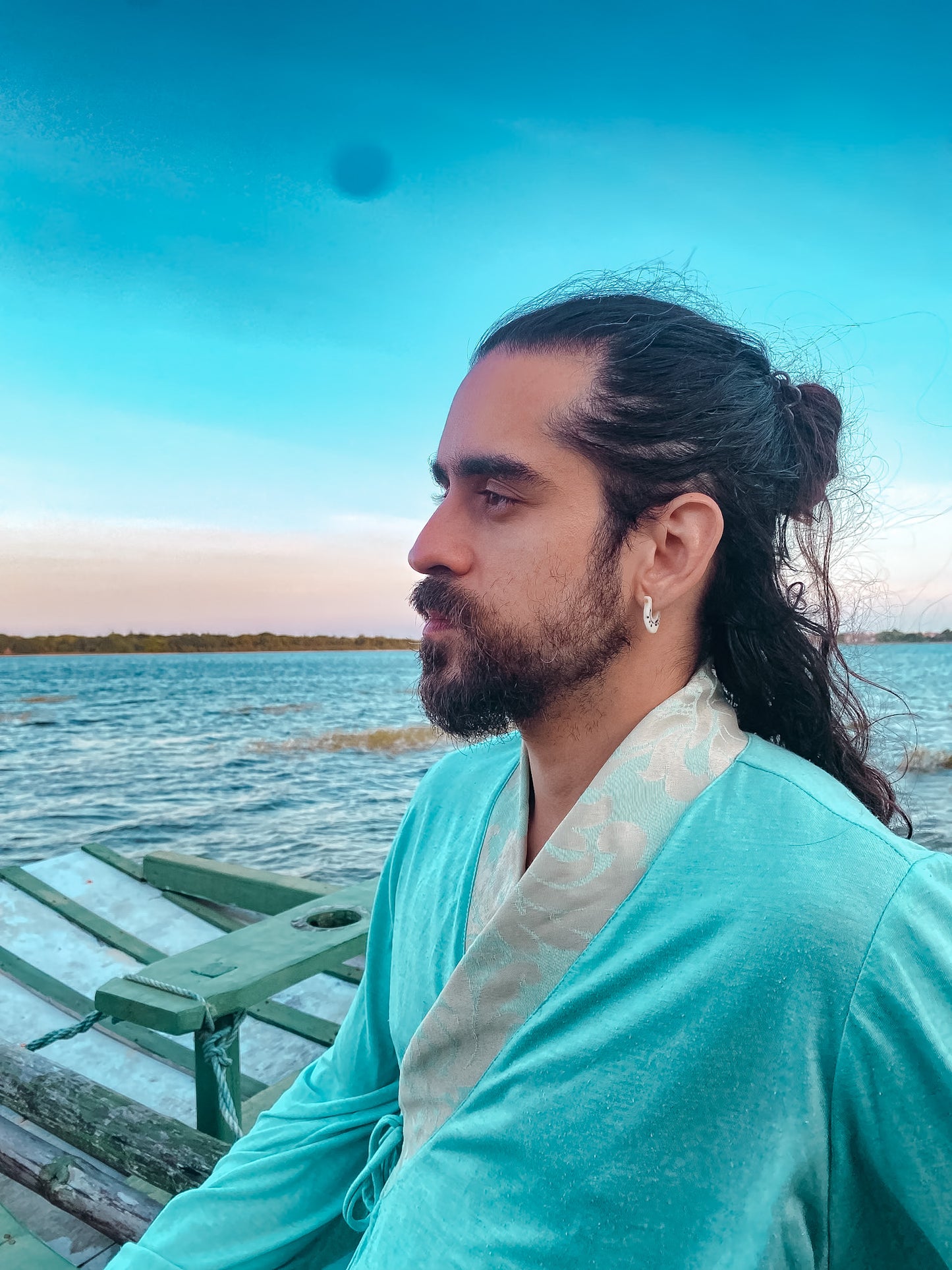 Kimono Zen - Verde Absinto Ecológico (Bazzar)