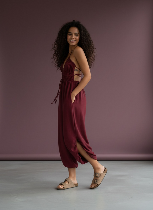 Macacão Shakti - Vinho