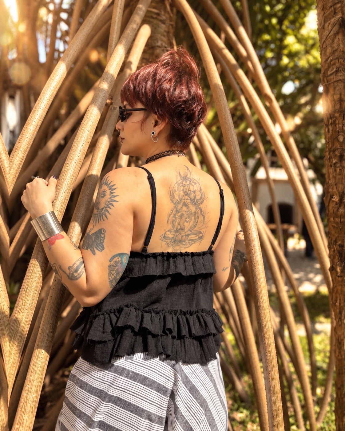 Blusa Lótus - Gaze Preta