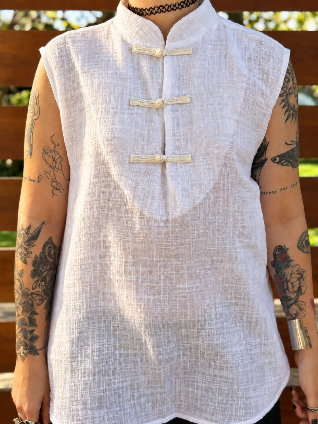 Oversized Canoe Shirt - Ecological White