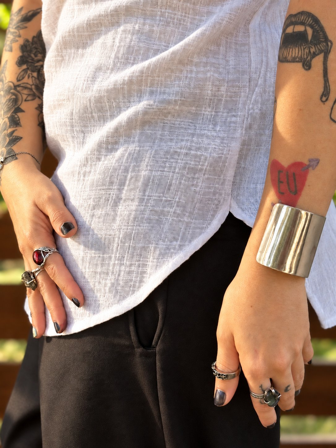 Oversized Canoe Shirt - Ecological White