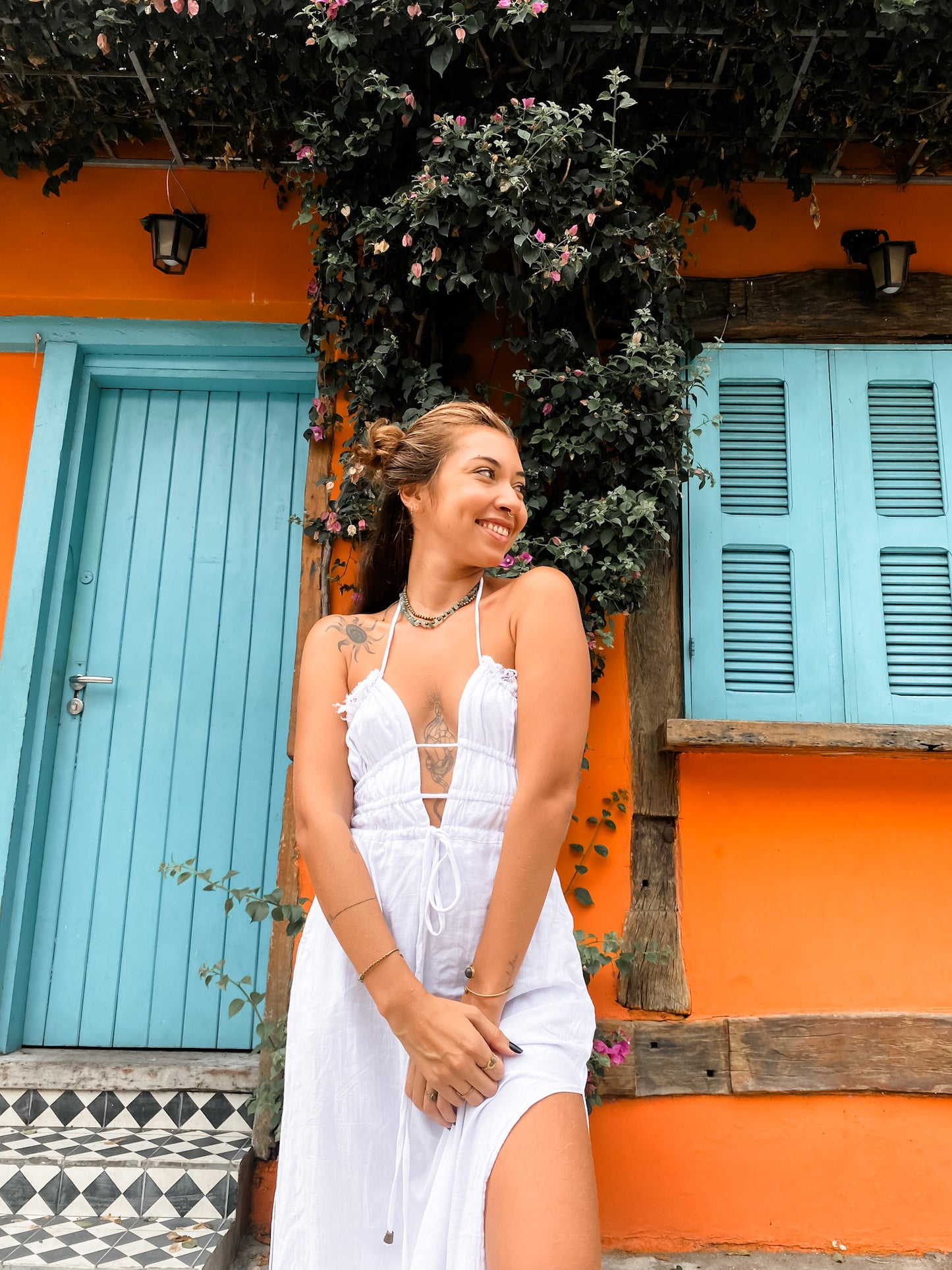 Shakti Dress - White