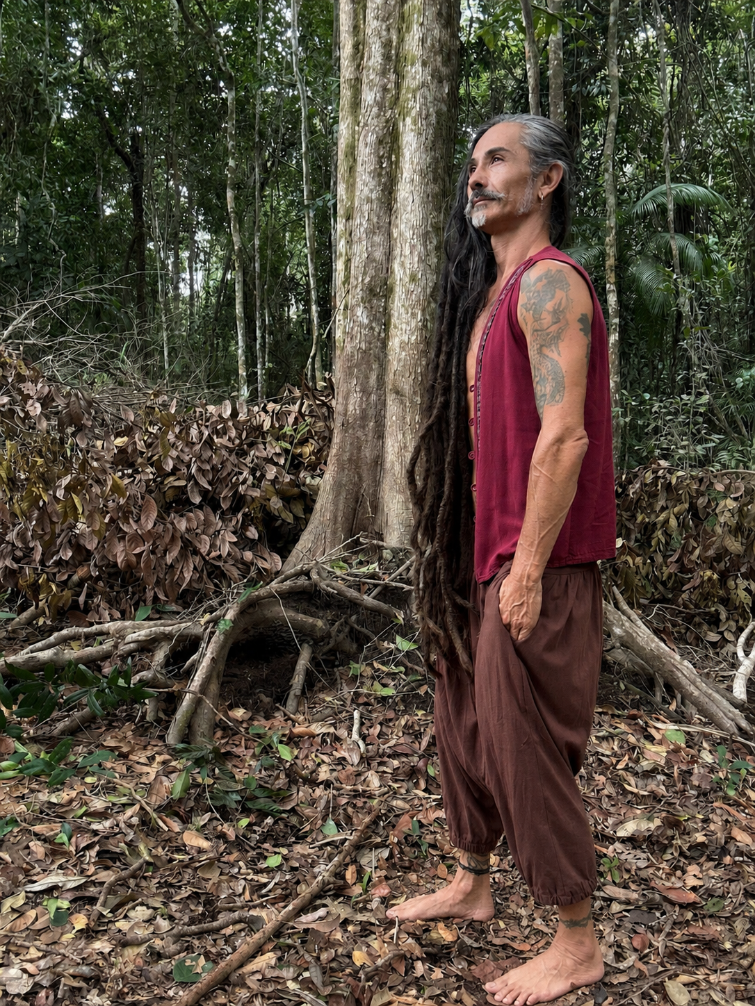 Bata Pachamama - Vinho com Fita Turca