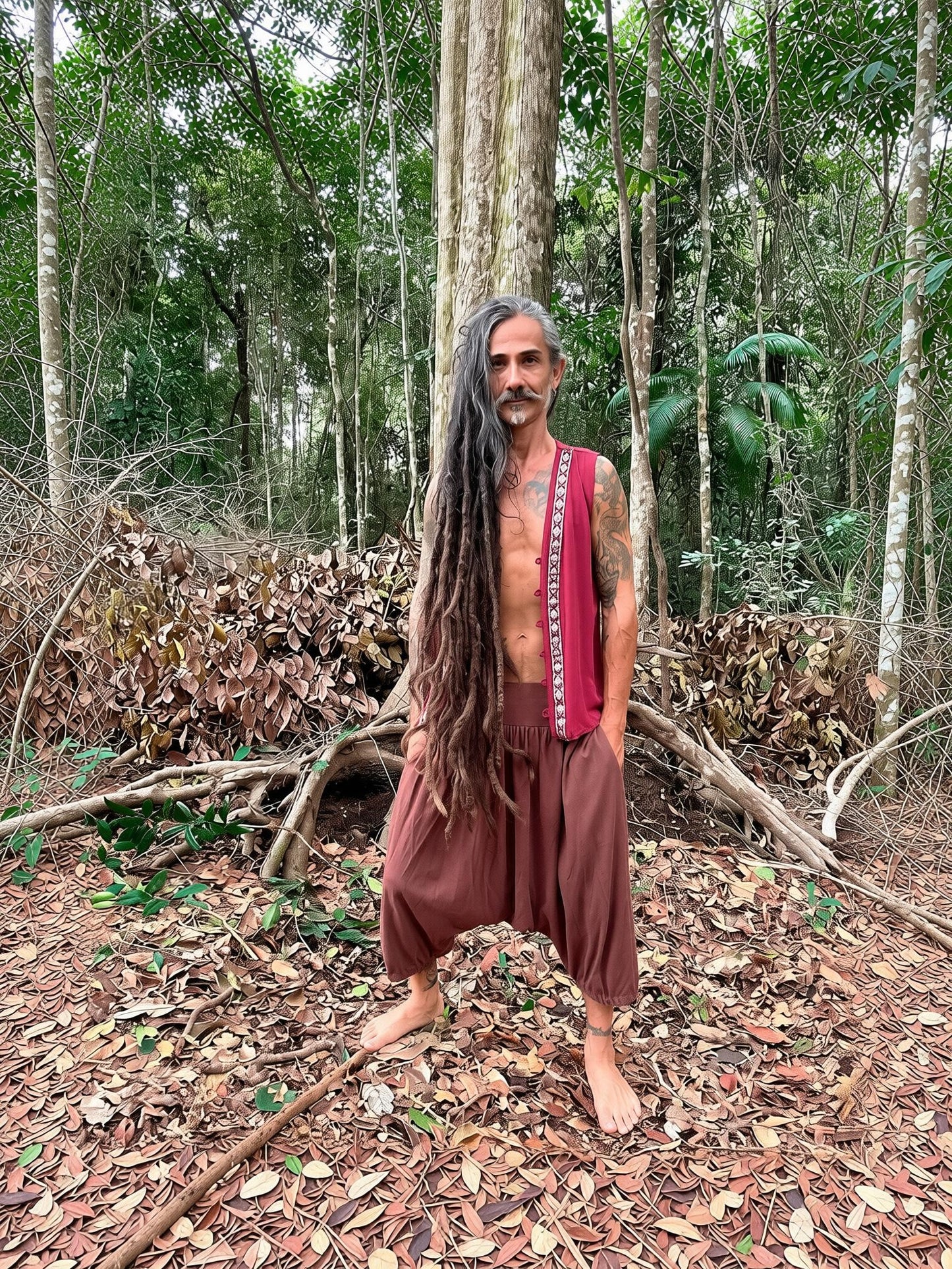 Bata Pachamama - Vinho com Fita Turca