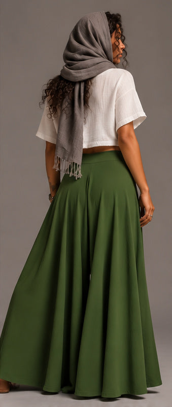 Calça Zen - Viscose Verde
