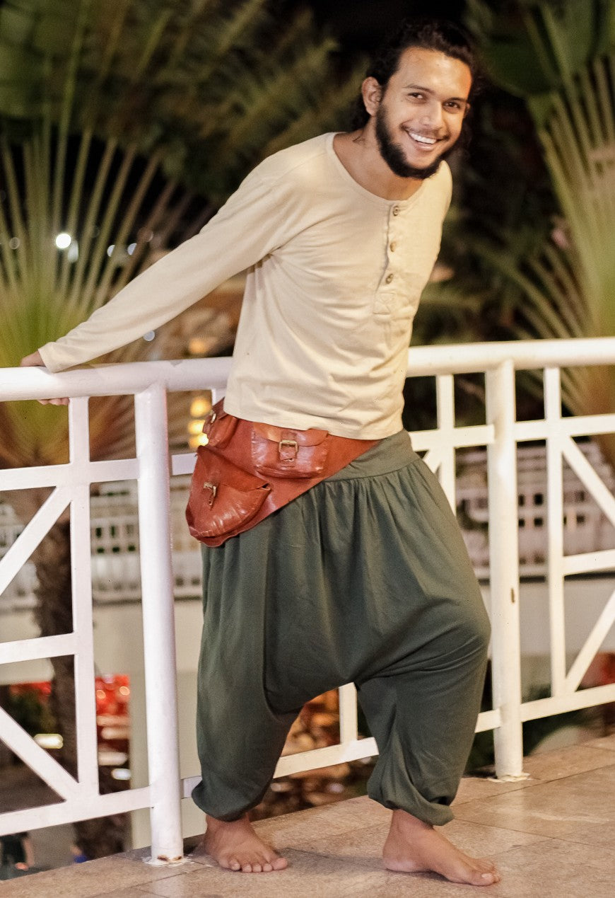 Thai Pants - Dark Green