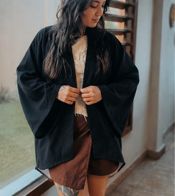 Samurai Kimono - Black
