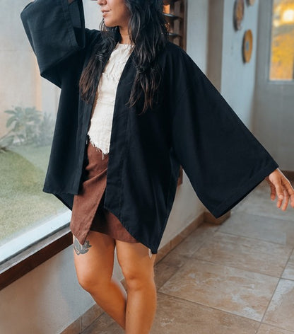 Samurai Kimono - Black