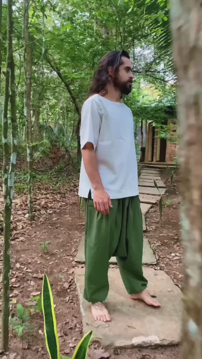 Calça Thai Shiva - Linho Verde