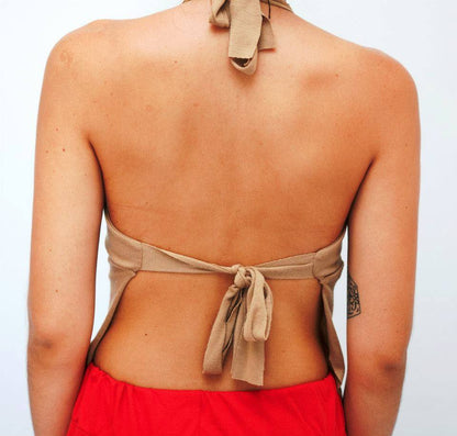 Blusa Costa Nua - Bege Ecológico