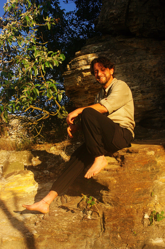 Hindu Pants with Cartridge - Black