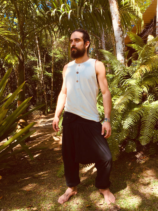 Thai Pants with Cartridge - Black