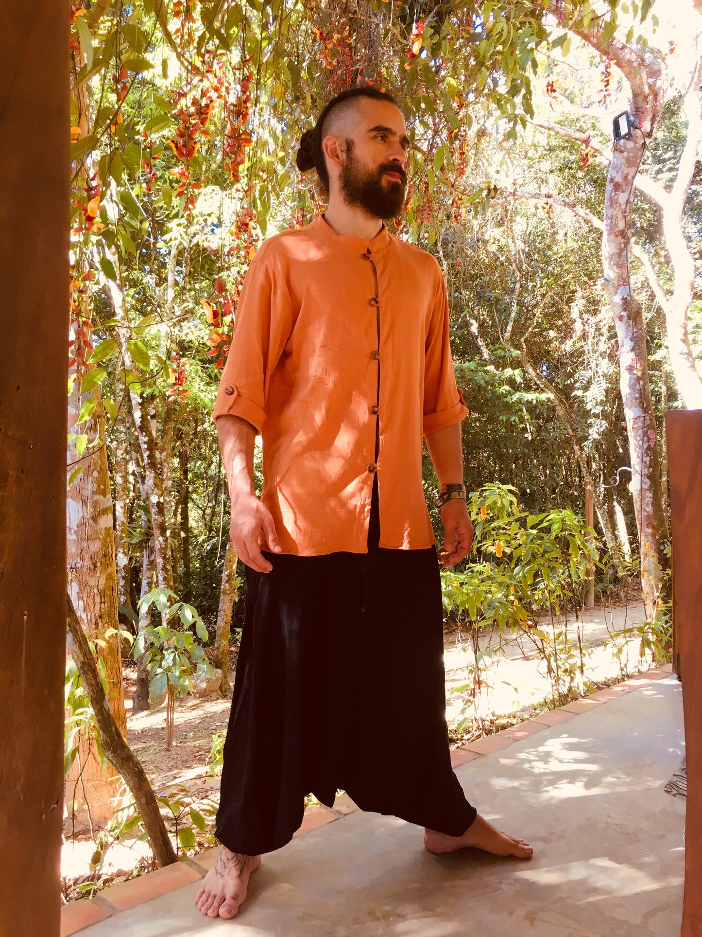 Camisa Zen - Terracota