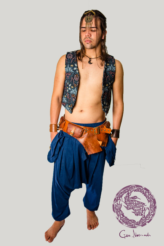 Om Pants - Dark Blue