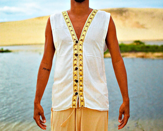 Pachamama coat - White