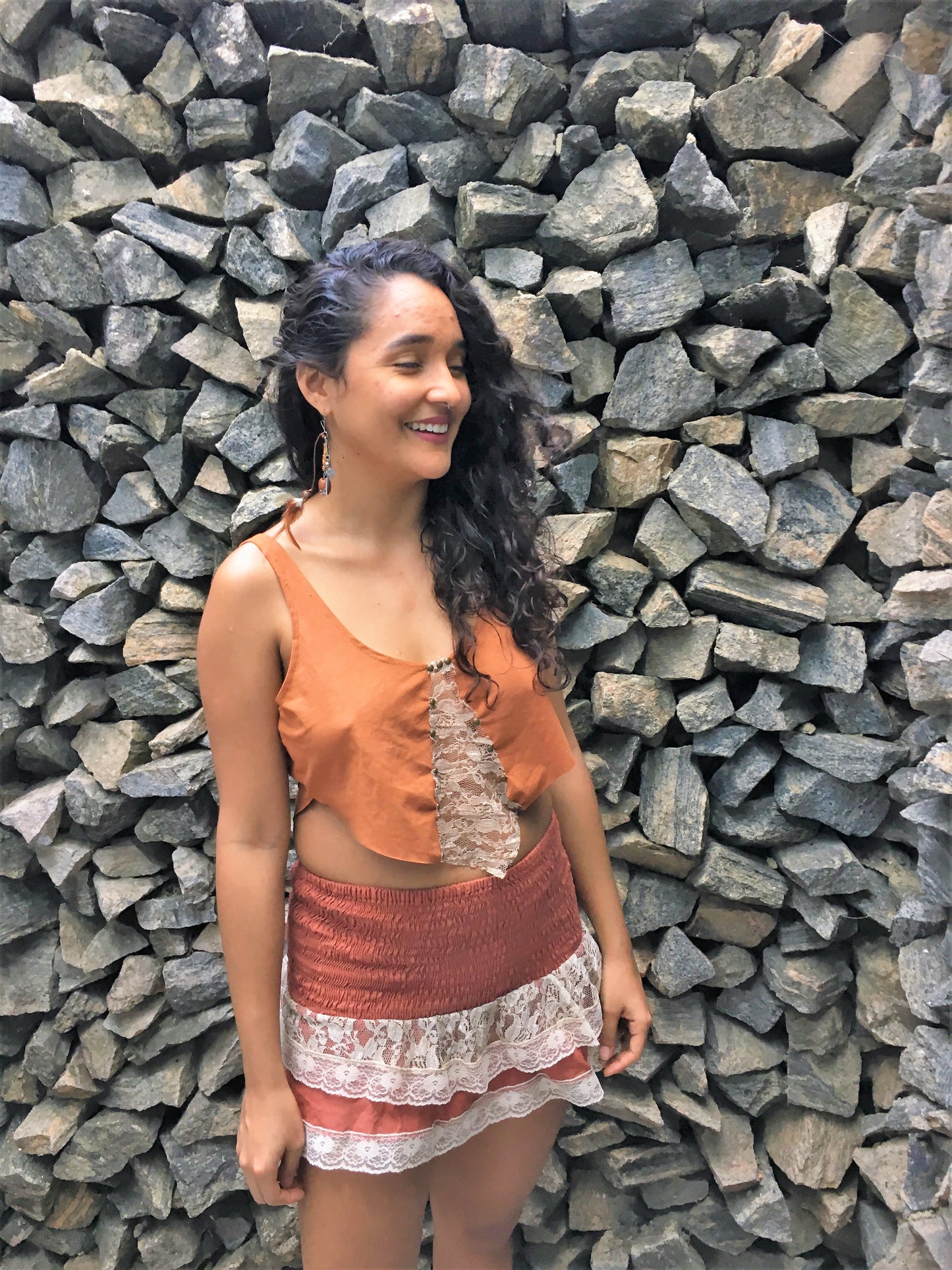 Tile Gypsy Mini Skirt