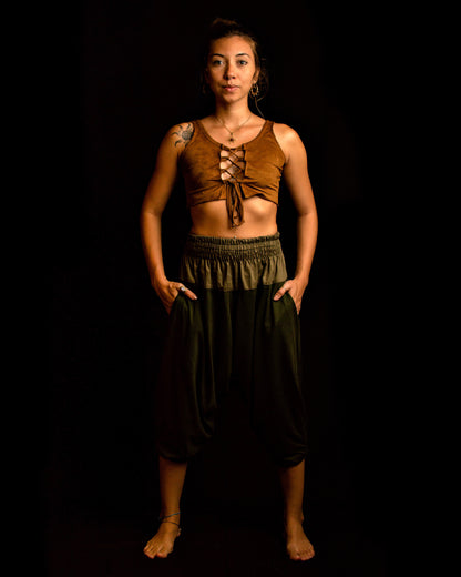 Cropped Pachamama - Camurça Terra