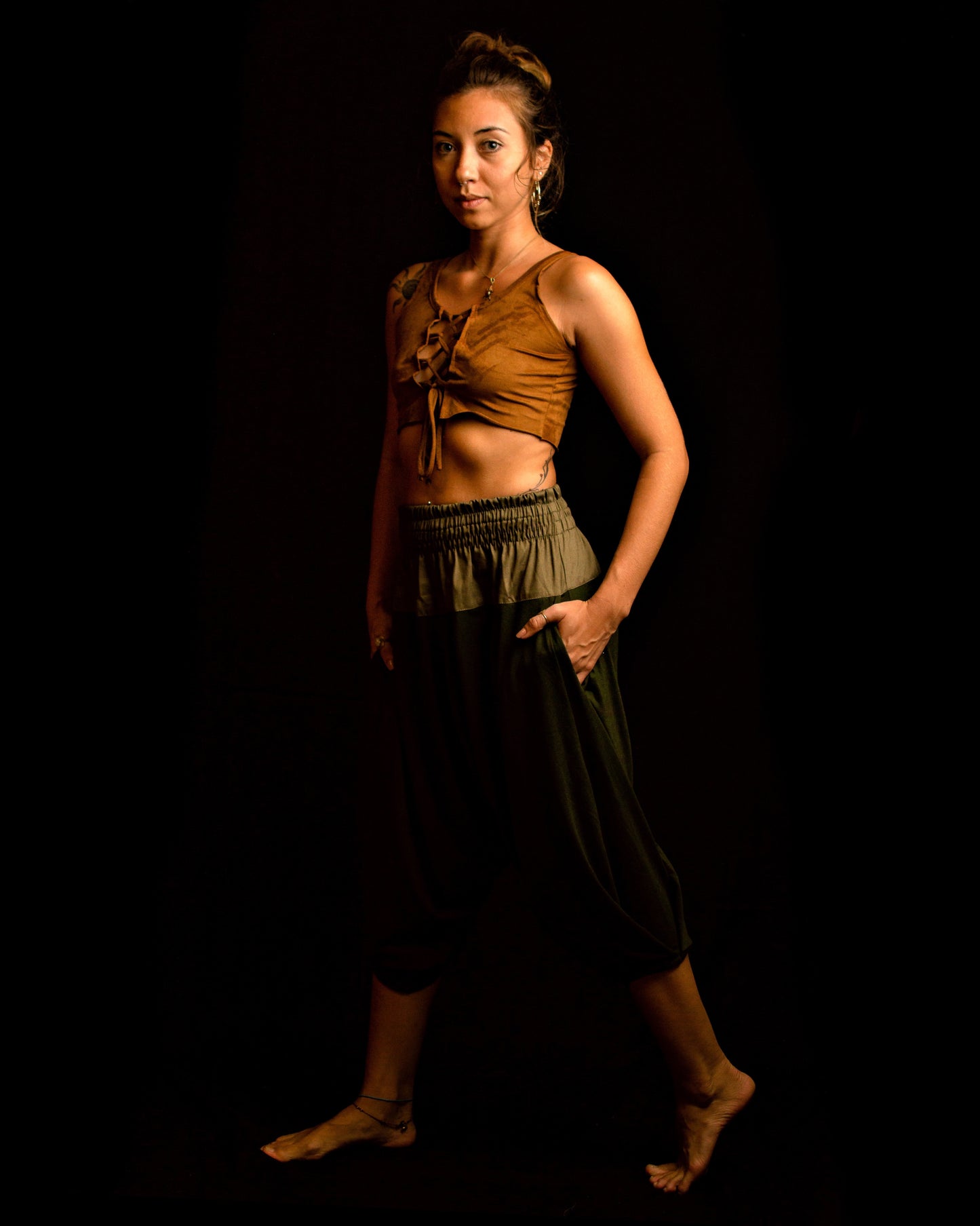 Cropped Pachamama - Camurça Terra