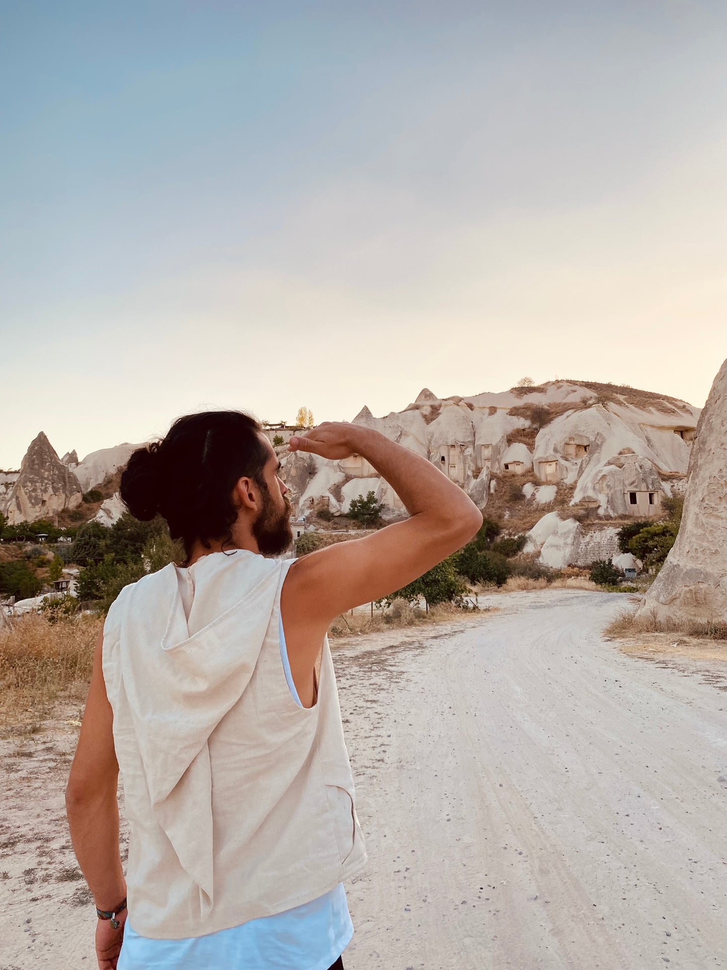 Samurai Vest - Raw Linen