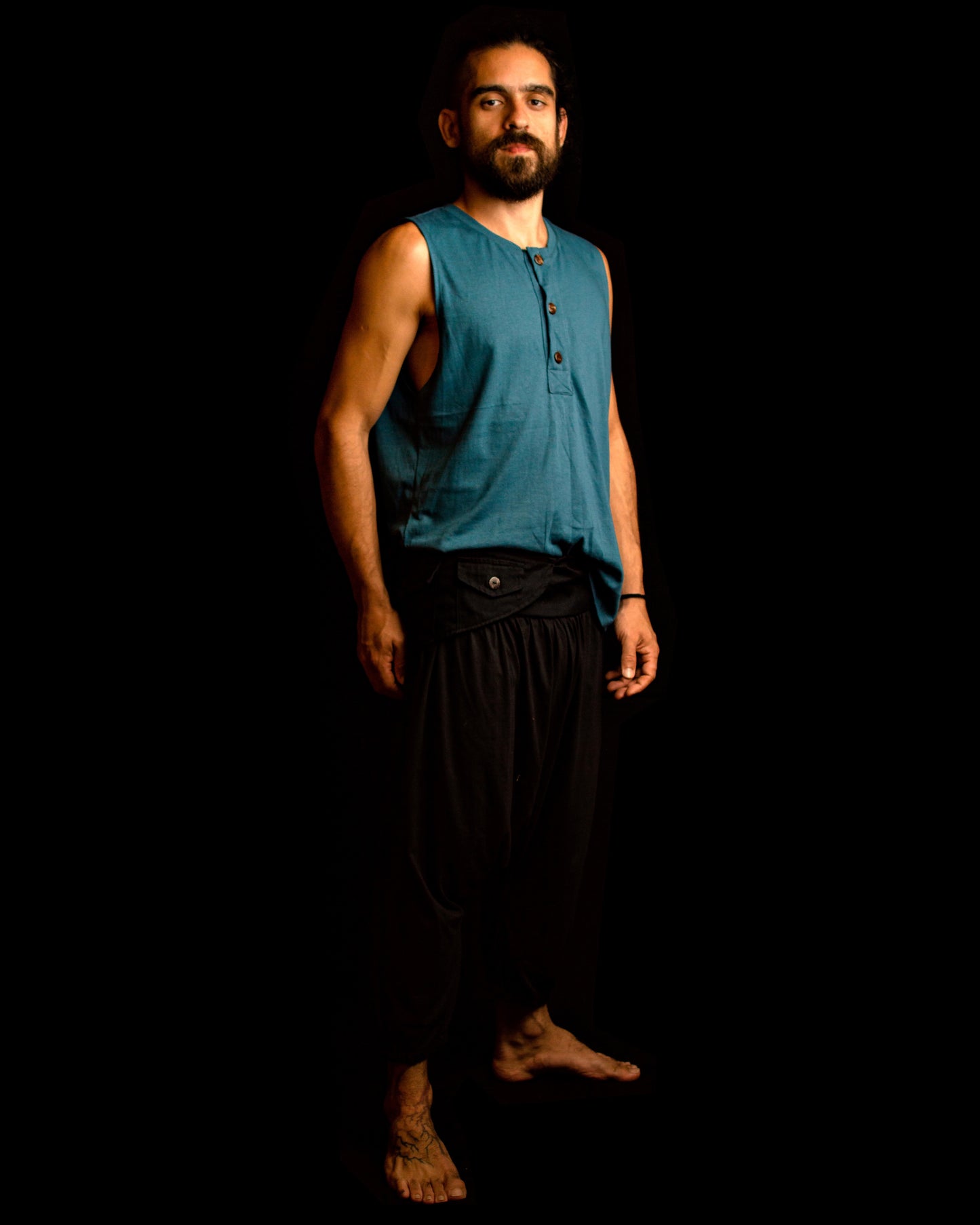 Shiva T-Shirt - Petroleum Blue