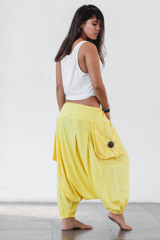 Om Pants - Yellow