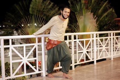Thai Pants - Dark Green