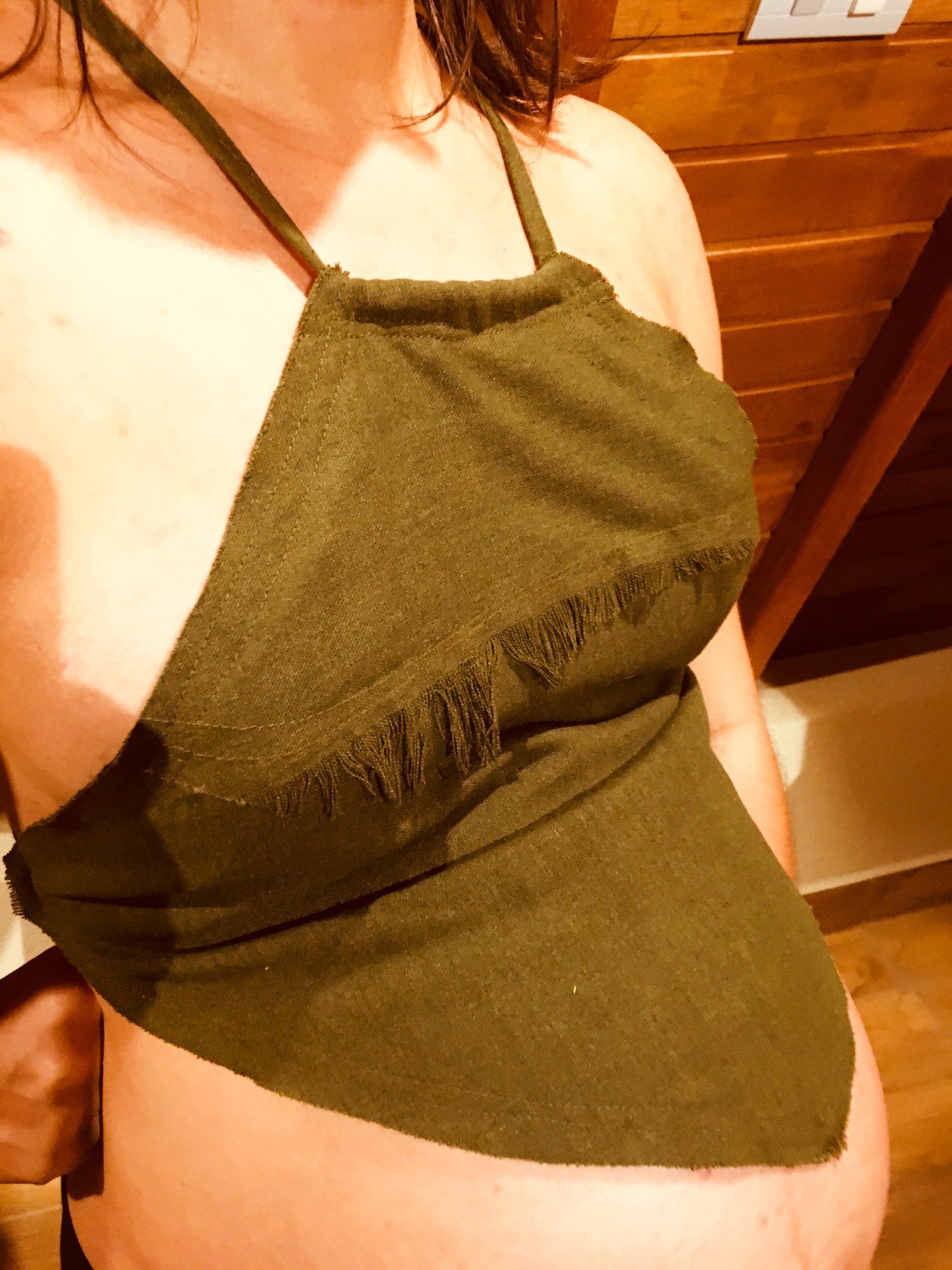 Top Nômade de Linho - Verde Escuro