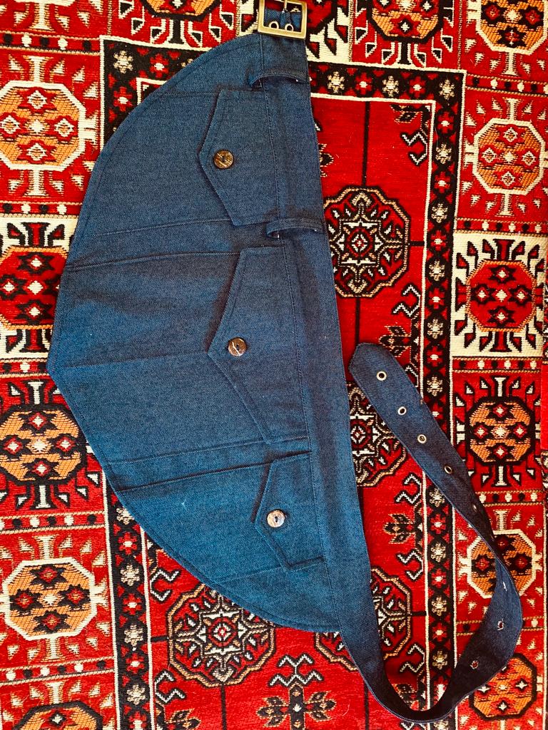 Cartucheira Jeans - Azul