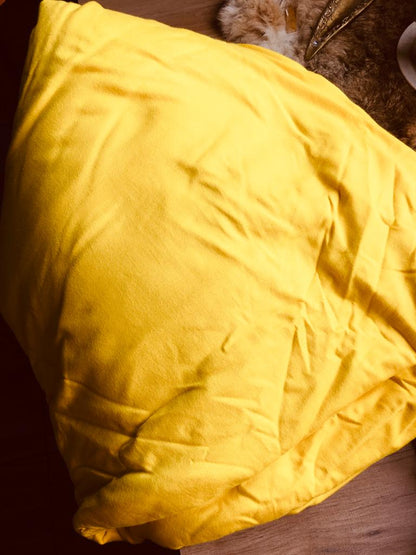 Top com retalho de Couro - Preto / Azul / Amarelo